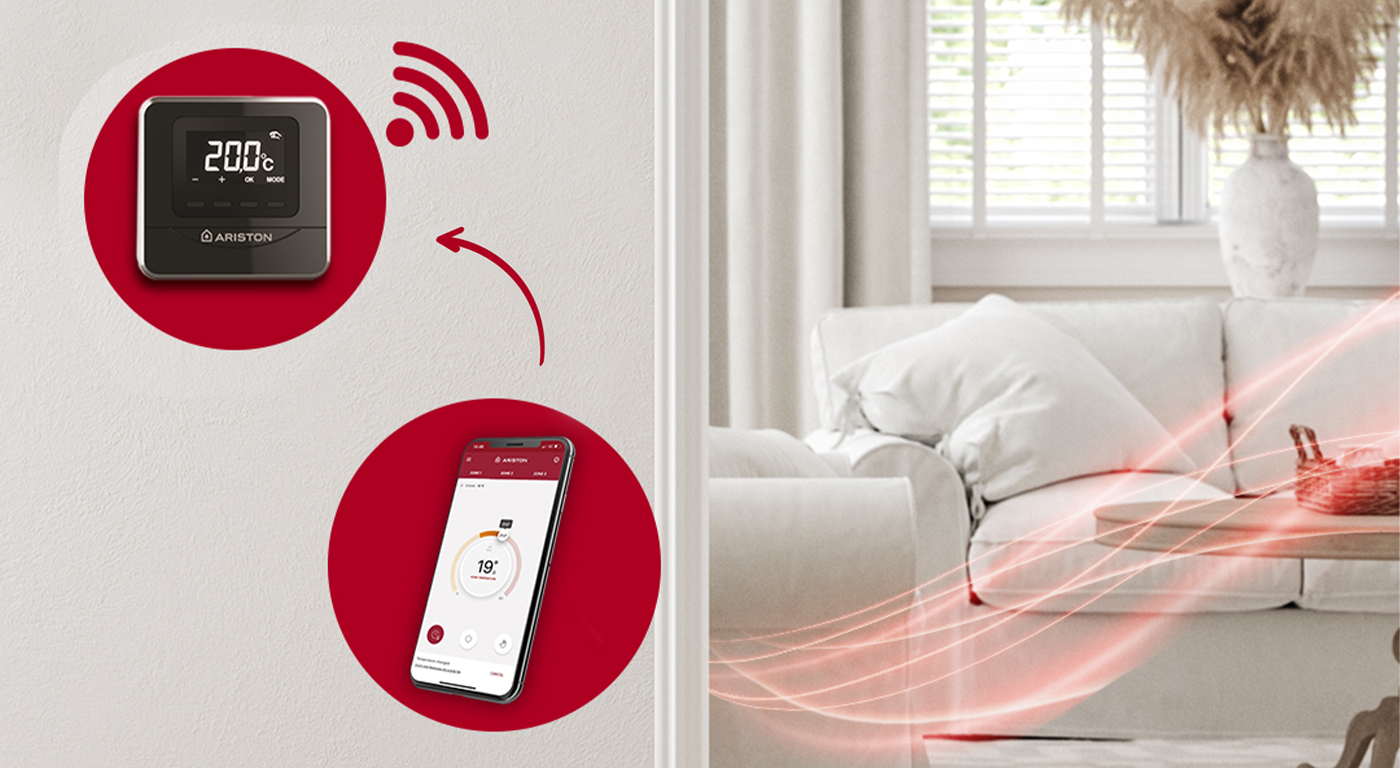 Termostat centrala gsm sau wifi &#8211; Ariston