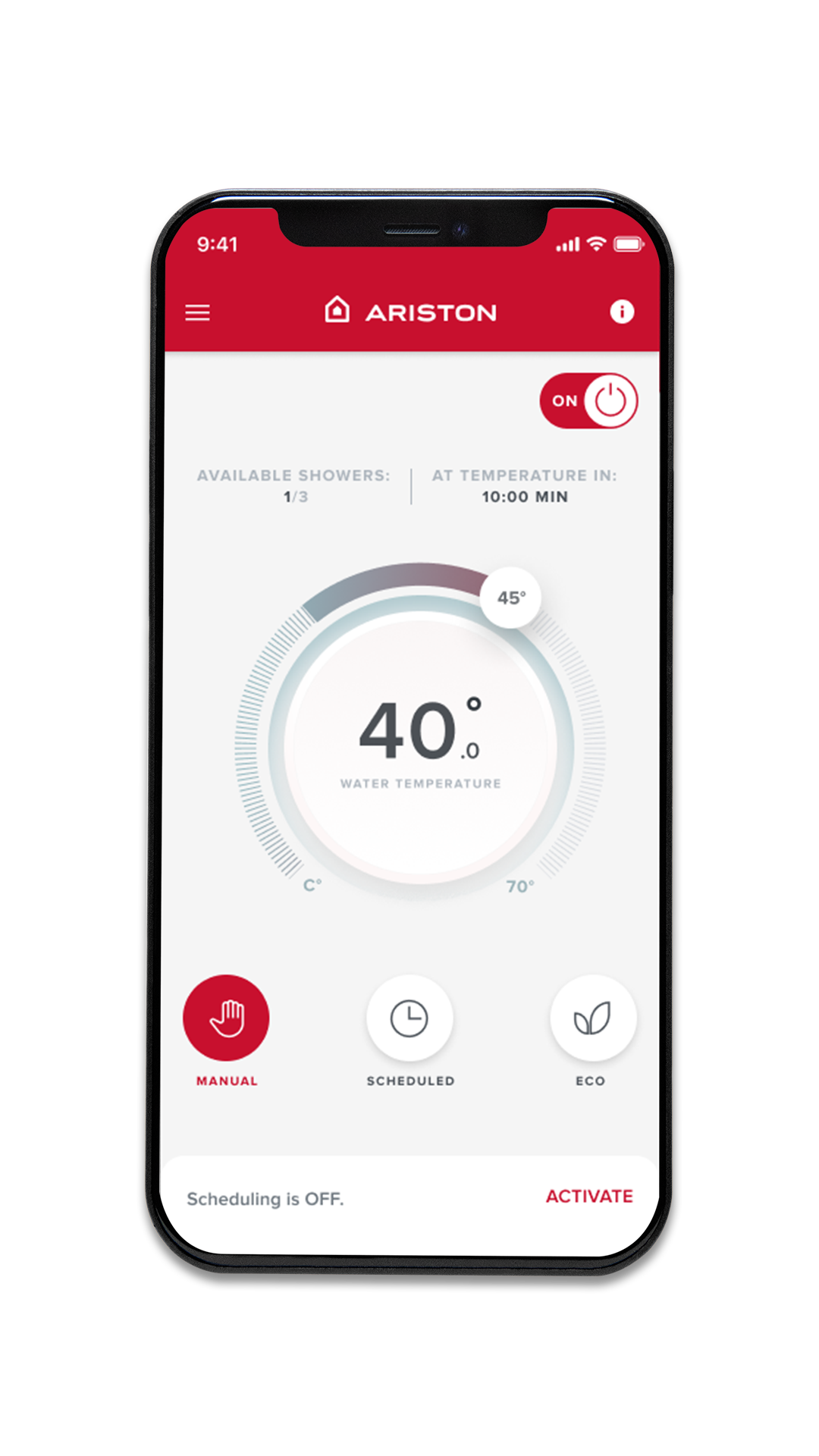 Ariston Net - The app to manage your water heater