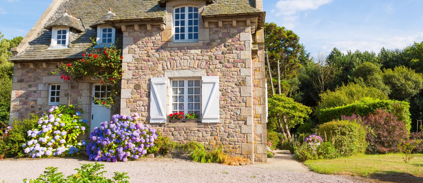 Beautiful,House,In,French,Brittany,Typical.