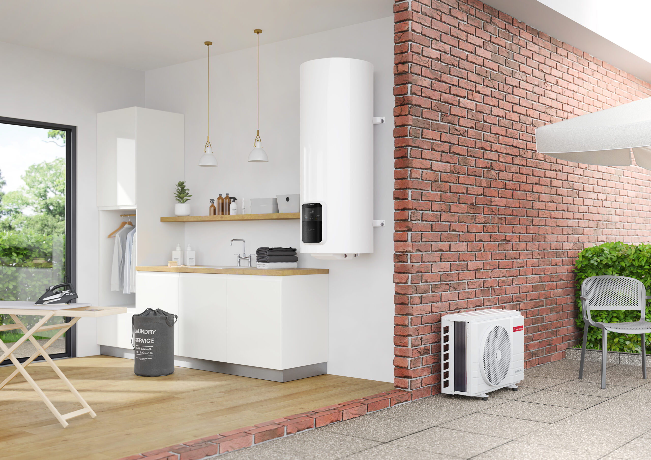 Nuos Split Inverter Wi-Fi 150-200_ambient laundry