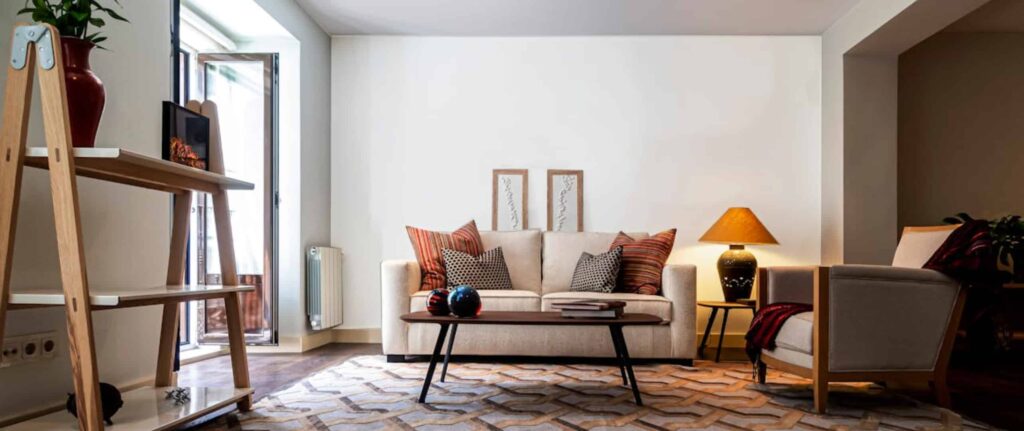 Ruang tamu bergaya Scandinavian Ruang tamu bergaya Scandinavian