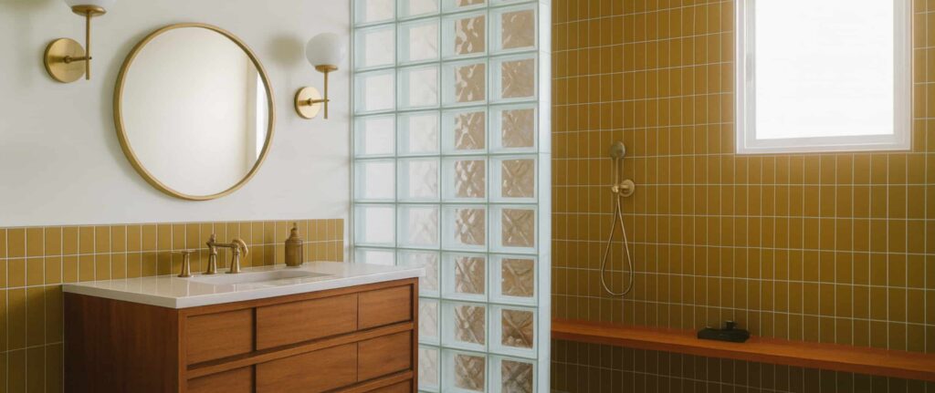 Kamar mandi mid century modern