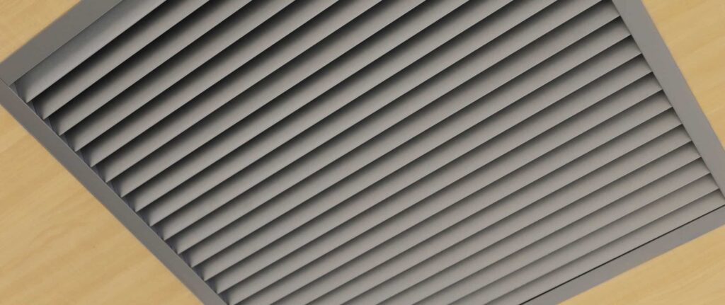 penampakan AC cassette setelah pemasangan di plafon penampakan AC cassette setelah pemasangan di plafon