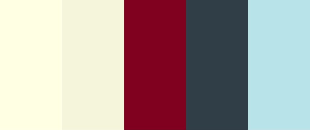 berbagai shade warna mewah