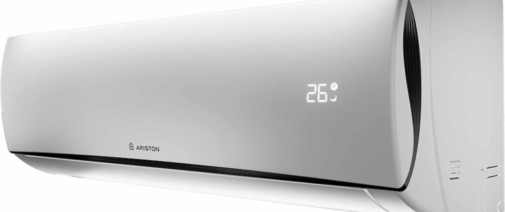 AC Kios Ariston diatur di suhu 26 derajat