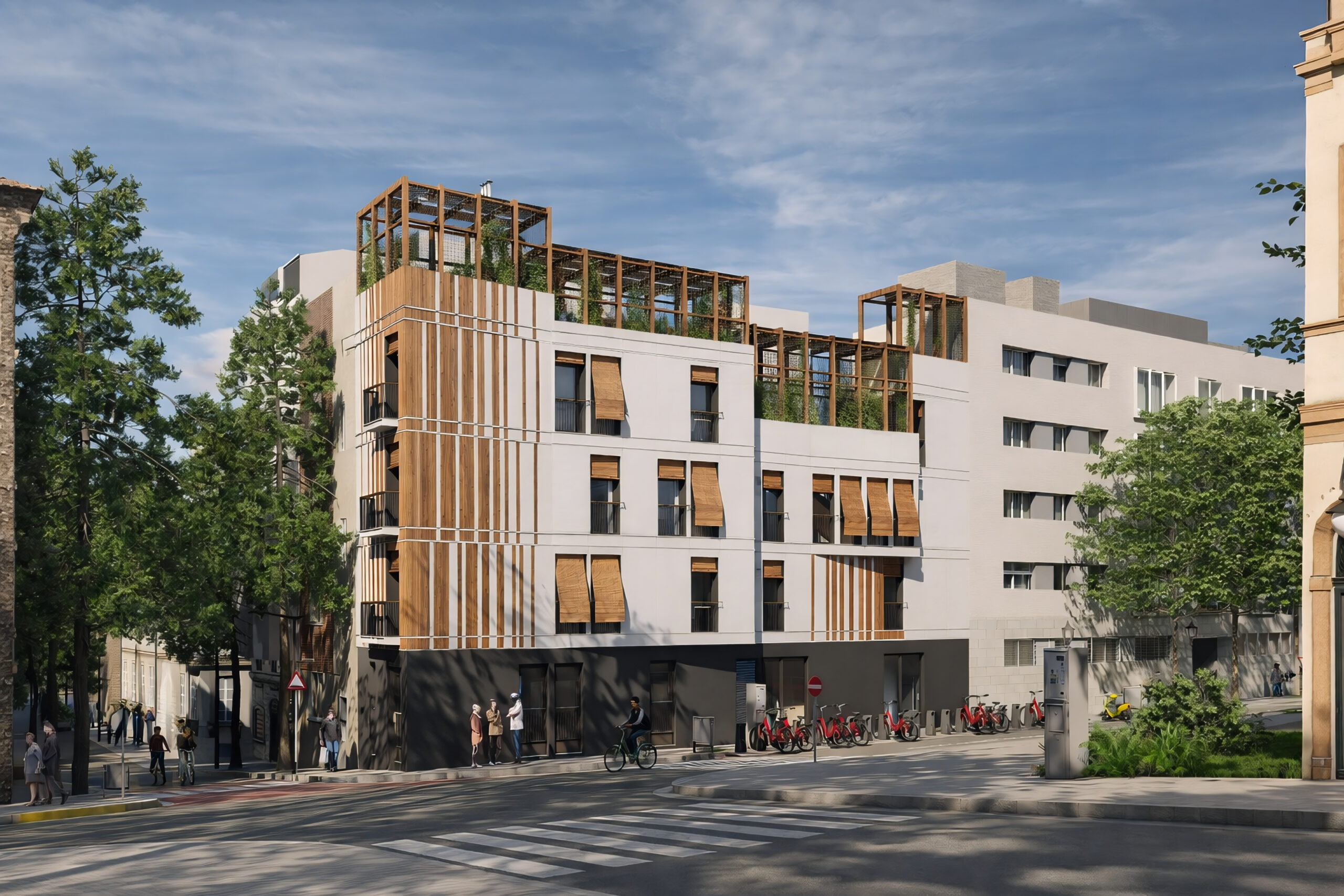 09_WikiHousing Barcelona_render façana_© Straddle3