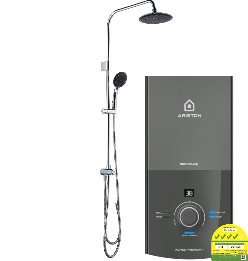AURES PREMIUM+ PUMP & RAINSHOWER 